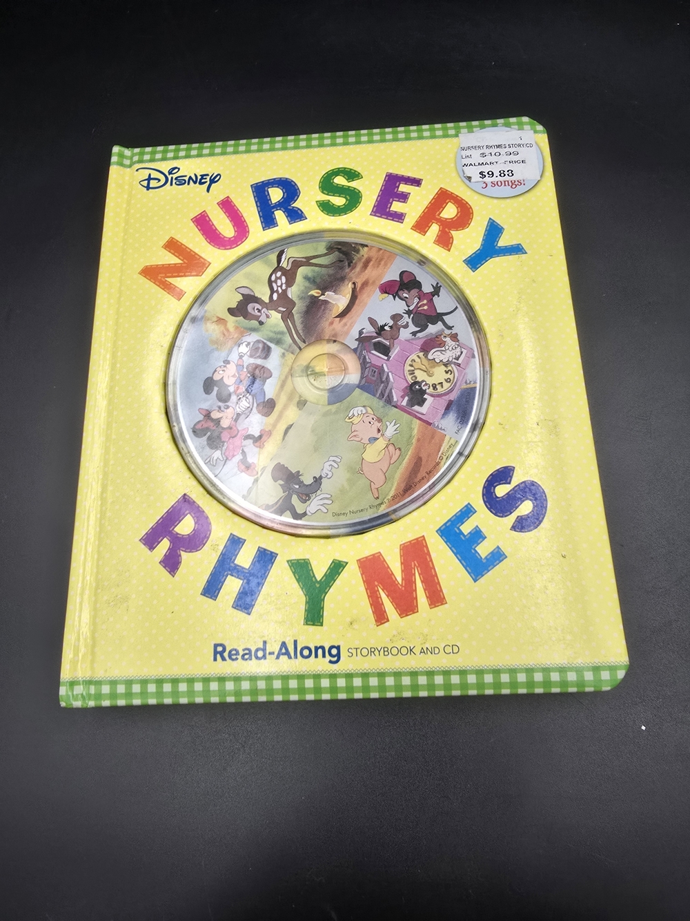 Disney Nursery Rhymes Read-Along Storybook & CD - Yellow